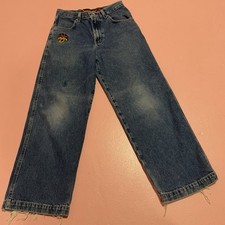 Vtg 90s JNCO Wide Leg Jeans Size 12 Youth Baggy Y2k..