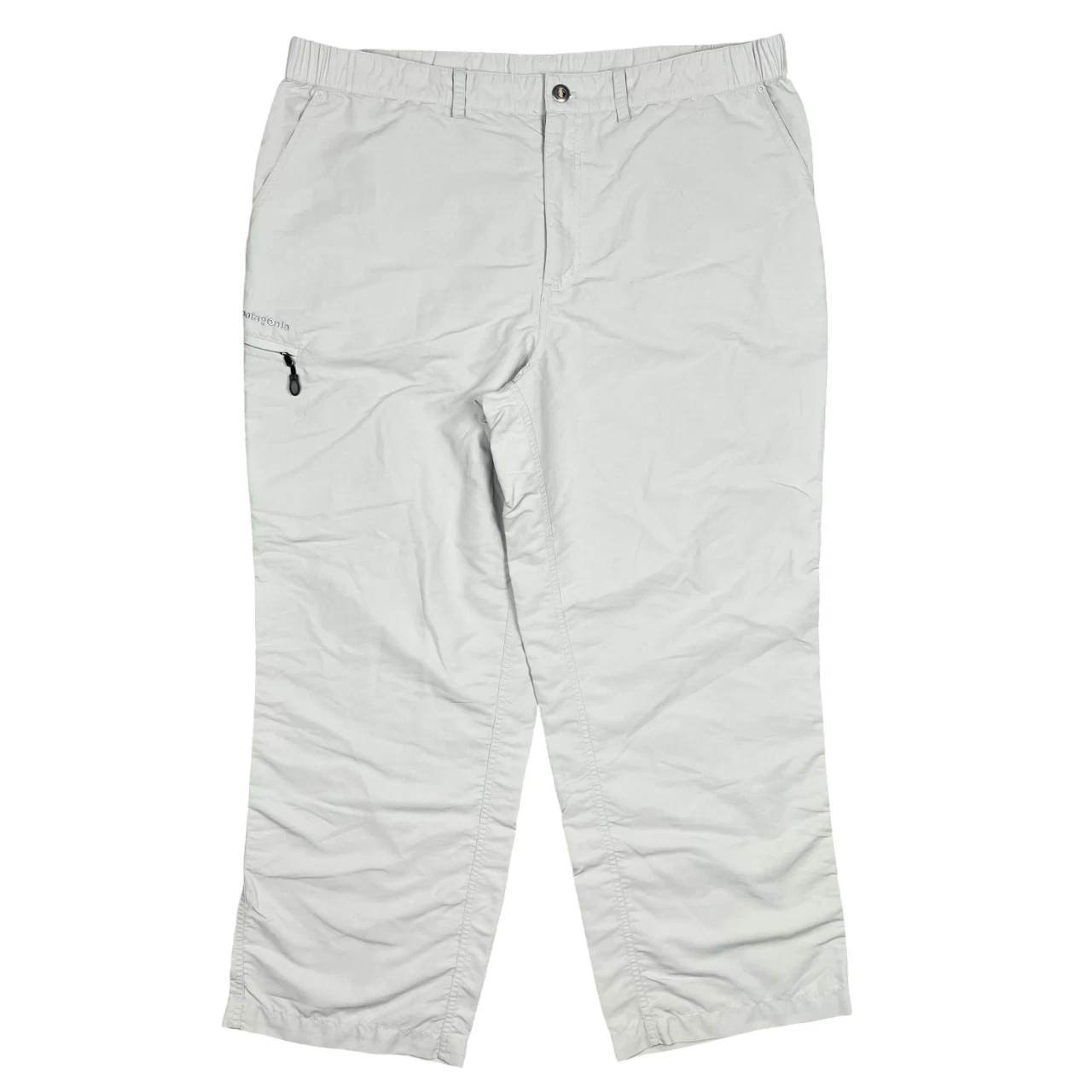 Patagonia Guidewater Pants Mens 2XL White Nylon Water Resistant Hiking Outdoor