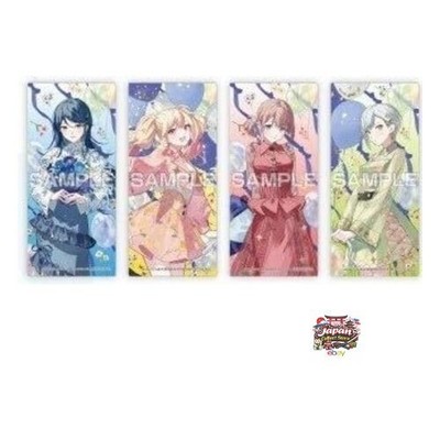 NEU Leonid Clear Lesezeichen 4-teiliges Set: Hoshino Ichika Tenma Saki Hinomo...