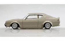 Mini car 164 LB Works Kenmeri 2Dr 2 Khaki Die-cast mini car Grachan Collection