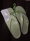 🌺NWT🌺 Crocs Kadee II Flip Flops Sz 9 (Lime Green) — photo 2