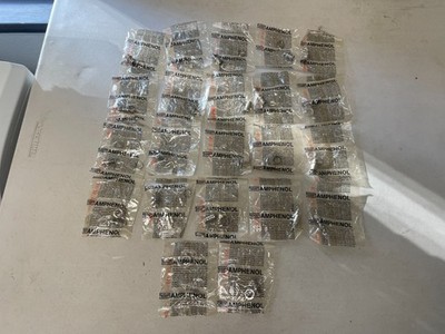 Vintage Lot of Amphenol RF Coaxial Connectors & Switch Plugs 75 Ohm
