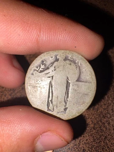 1917  TYPE 1  STANDING LIBERTY QUARTER  NICE DETAIL  #1738