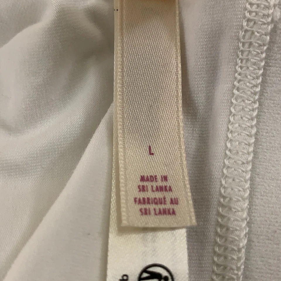 LyreBird Womens Size Large White Classic Cotton High Rise Boyshorts New - Image 4 of 4