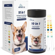 Cat  Dog Urine Test Strips 10-Parameter 100ct, 1 Sets TT 100 Count 