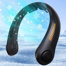 Portable Neck Fan - Rechargeable Personal Fan With Neck Support, 5-Speed Quiet L