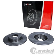 2X MAXGEAR BREMSSCHEBEIBEN 240mm VOLL HINTEN PASSEND FÜR OPEL COMBO CORSA TIGRA