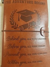 Inspirational Graduation Journal Congratulations on Your New Journey w/Pen