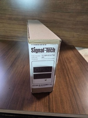 Directional Systems TCL718GR-100/120-270VAC Signal Tech 5887 Open Closed Sign