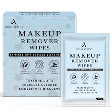 Angel Beauty Makeup Remover Wipes 30ct Individually Wrapped Micellar Face Wipes