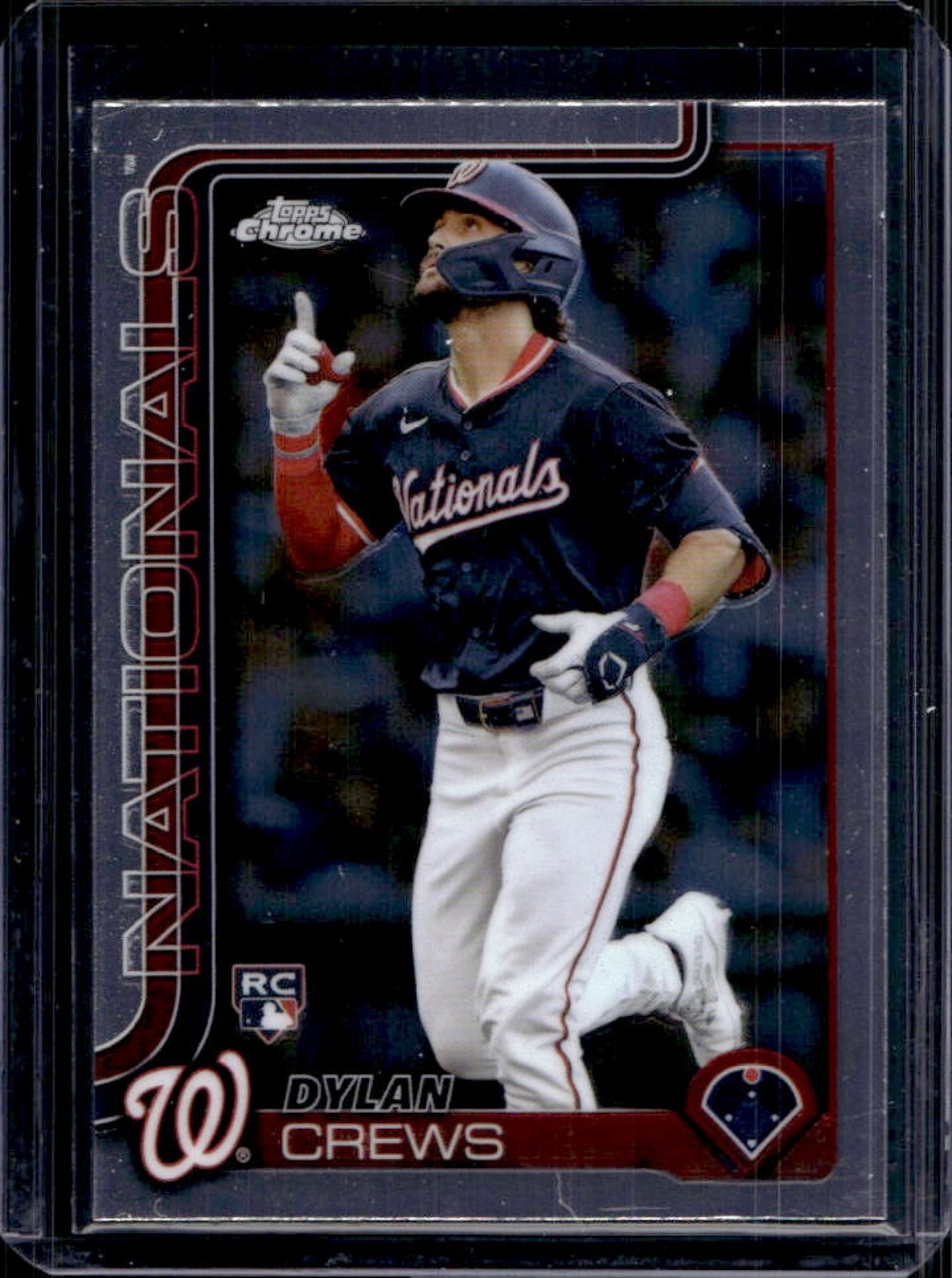 2025 Topps Chrome Dylan Crews RC Rookie #146 Nationals