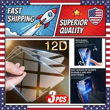 Tempered Glass Screen Protector for iPhone 17 16 15 14 13 12 11 Pro Max