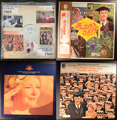 BEYOND RARE! GOODBYE MR CHIPS JOHN WILLIAMS TEST PRESS +PROMO +JAPAN +ORG 1969!