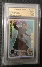 Star Wars Force Attax Limited Edition LE4 Anakin Skywalker GSG 6.5 Grading 