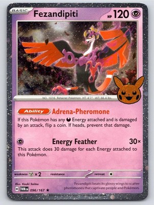 FEZANDIPITI (COSMOS HOLO) TRICK OR TRADE BOOSTER 2024 096/167 NM A2278 FREE S&H