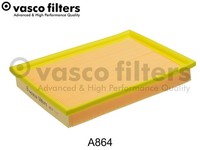 David Vasco Luftfilter Vasco Filters A864 Filtereinsatz FüR Opel Meriva X03 X01