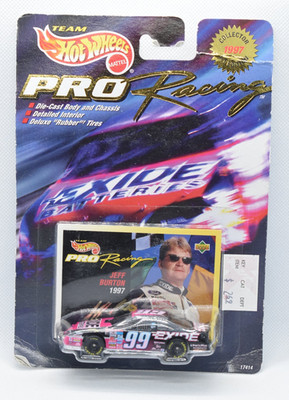 Jeff Burton #99 Exide Roush 1997 Thunderbird Hot Wheels Racing NASCAR 1/64