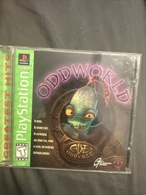 Oddworld Abe's Oddysee Odyssey (PS1 PlayStation 1) Complete With Reg Card