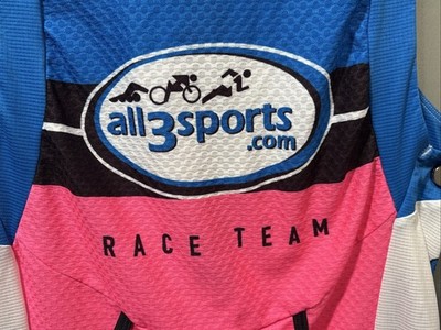 Castelli Rosso Corsa Free Tri Top Sleeveless Jersey Pink/Blue