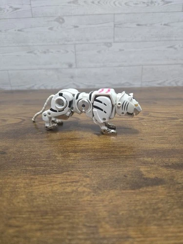 Vintage Power Rangers Wild Force Deluxe Megazord White Tiger Zord Figure