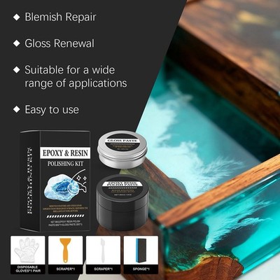 Epoxy Resin Polishing Compound Kit for Sanding Polishing Resin Craft Molds