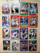 Lot 16 - Ruben Sierra - 1987 to 1992 Baseball Cards - Texas Rangers