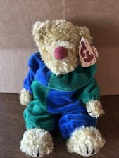 TY Attic Treasures "PICCADILLY" the Clown  Bear 9”