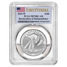 2026-W Proof $100 American Platinum Eagle Declaration of Independence PCGS