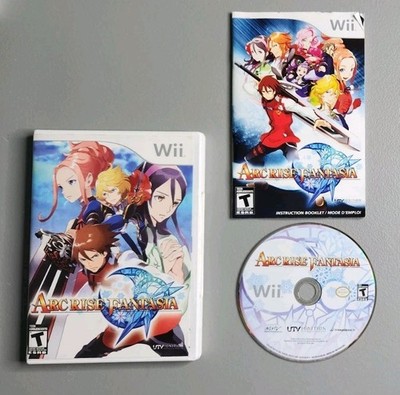 ARC RISE FANTASIA for Nintendo Wii (2010) CIB  Complete Tested