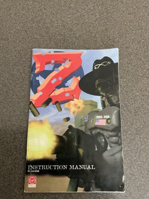 Z Bitmap Brothers Virgin Interactive Computer PC, 1996 Instruction Manual Only
