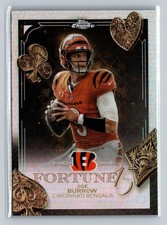 Joe Burrow [Refractor] #F15-5 2025 Topps Chrome Fortune 15