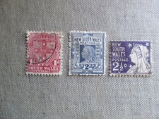 New South Wales, Scott# 98-100, used