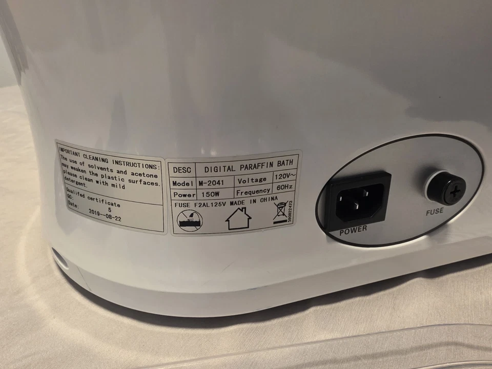 Calentador de baño digital de cera de parafina M-2041 calentador de cera spa para manos y pies -... Foto 4 de 4