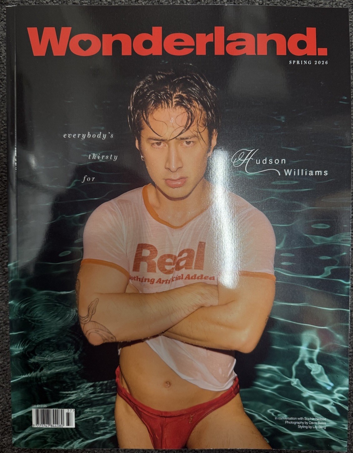 Wonderland Magazine Spring 2026 - Hudson Williams cover Full Magazine - IN STOCK