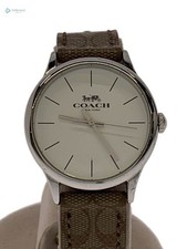 Orologio COACH donna quarzo analogico cinturino pelle quadrante bianco
