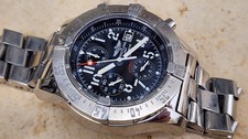 Breitling Avenger Skyland Watch 45mm Steel Automatic Black Chronograph A13380 5