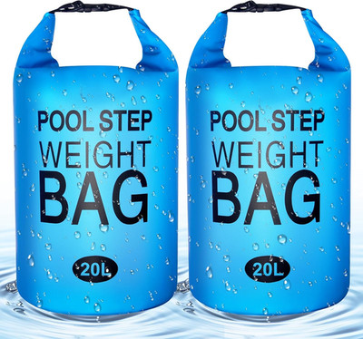 2 Pack 20L/50LB Pool Ladder Weights   Heavy-Duty Step Sand Bags for above Ground