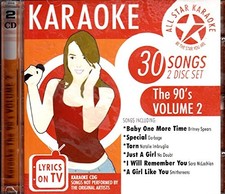 Karaoke: The 90's 2 - Music CD - - 2007-02-13 - All Star Karaoke - Very Good -