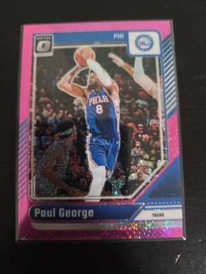 Panini Donruss Optic 2024-25 Paul George #110 Pink Glitter Prizm 76ers 051/275