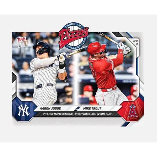 New ListingAaron Judge / Mike Trout 2+ HR 2026 MLB Topps NOW Card 80 Presale
