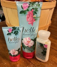 Bath Body Works HELLO BEAUTIFUL Ultra Shea Body Cream Lot Of 3