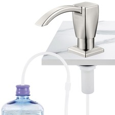 GAGALIFE Kitchen Sink Soap Dispenser Brushed Nickel, Built in Nickel