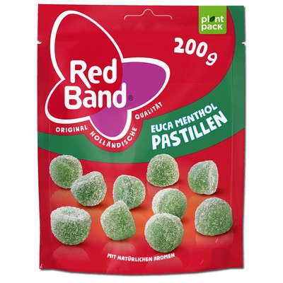 (7,85 /1kg) Red Band Euca Menthol Pastillen 200g Beutel