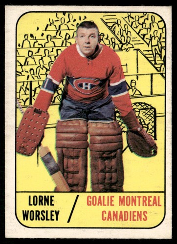 Lorne Worsley #1 1967 Topps card