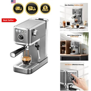 Elite Espresso Machine with Milk Frother, Compact Hot and Ice Expresso Coffee...