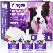 Dog Calming Diffuser, 4 in 1 Puppy Pheromones Calming Diffuser, Relaxing Pher...