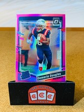 2023 Donruss Optic Demario Douglas Pink Holo Rated Rookie RC #300 Patriots JS