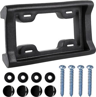 License Plate Bumper Guard, 2.3'' Thick EVA License Plate Mount Car Tag Frame 