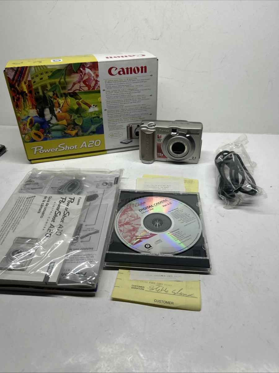 Canon PowerShot A20 Digital Cameras for Sale | Shop New & Used