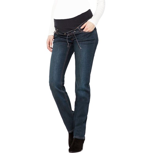 Jeans donna pantaloni premaman gravidanza skinny elasticizzati lacci slim  V293 | eBay